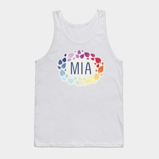 Mia name with colorful leaves Tank Top